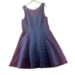 Betsey Johnson Purple and Red Mini Dress